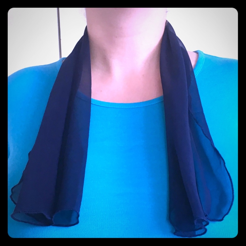 Vintage blue scarf